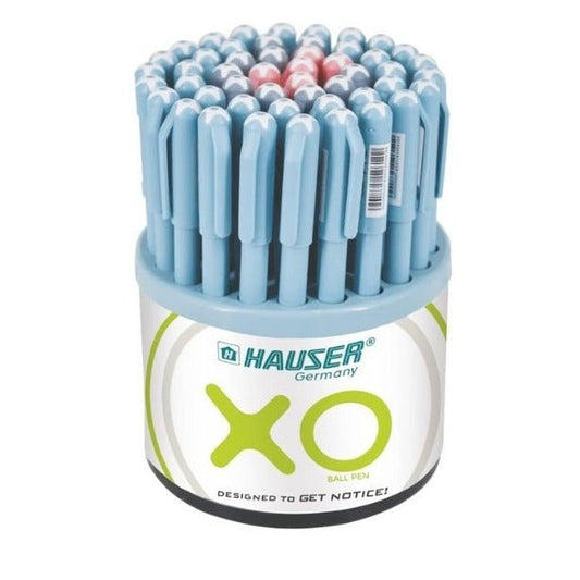 Hauser XO Ball Pen (Pack of 50), Blue,black,red