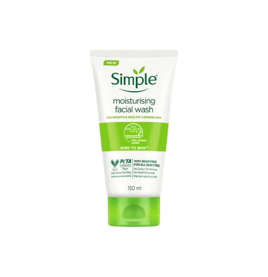 Simple Moist Foam Face Wash, 150 ml