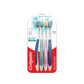 Colgate Gentle Enamel Ultra Soft Bristles Manual Toothbrush for adults, 4 Pcs (Buy2 Get 2), Soft Bristles for Enamel Care,Multicolor