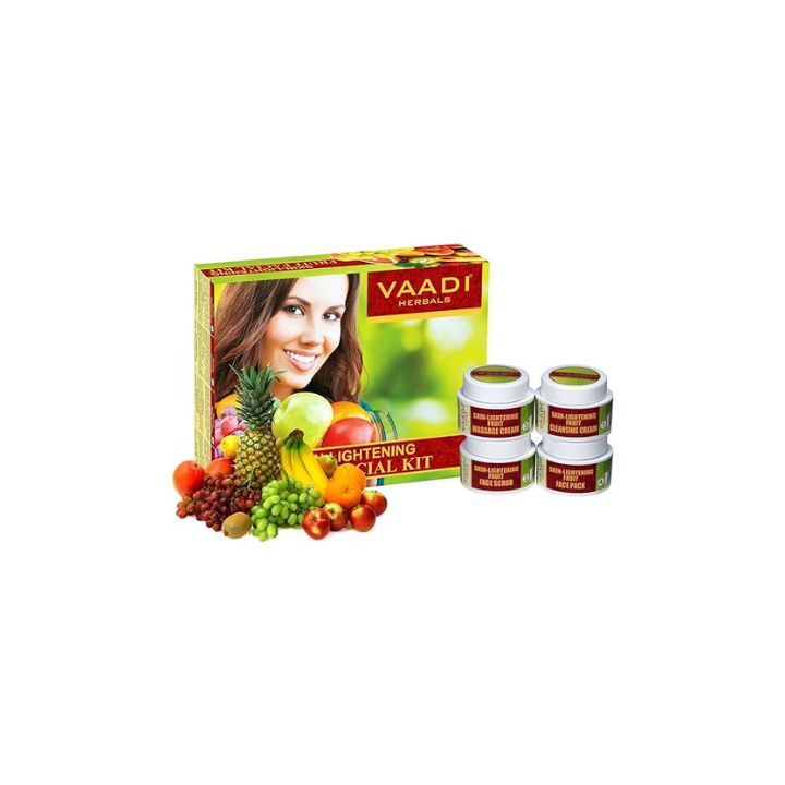 Vaadi Herbals Skin Lightening Fruit Facial Kit, 70g