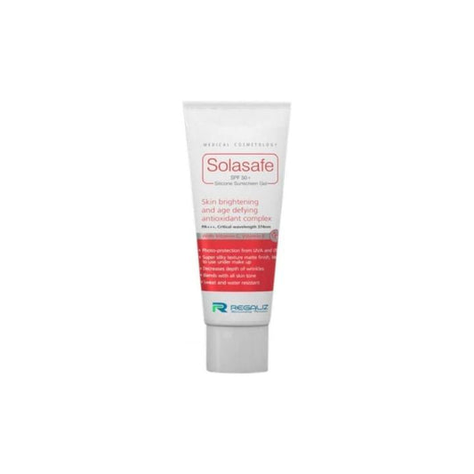 REGALIZ Solasafe SPF 50+ Silicone Sunscreen, Skin Brightening And Age Defying Antioxidant Complex - 50g