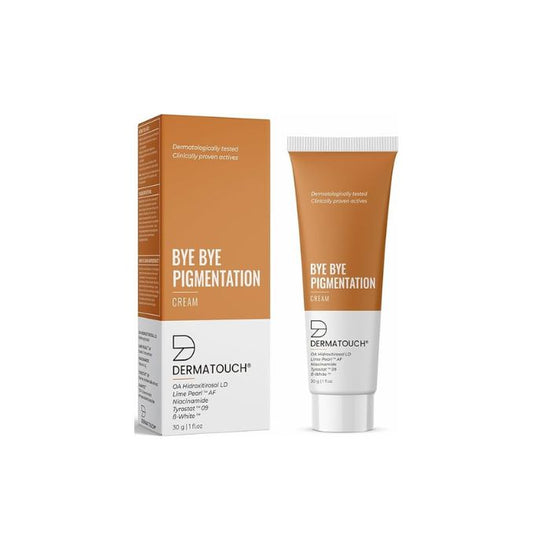 DERMATOUCH Bye Bye Pigmentation Cream || Anti Pigmentation Cream for Women/Men with Niacinamide, B-White, Lime Pearl, OA Hidroxitirosol LD & Tyrostat - 30g