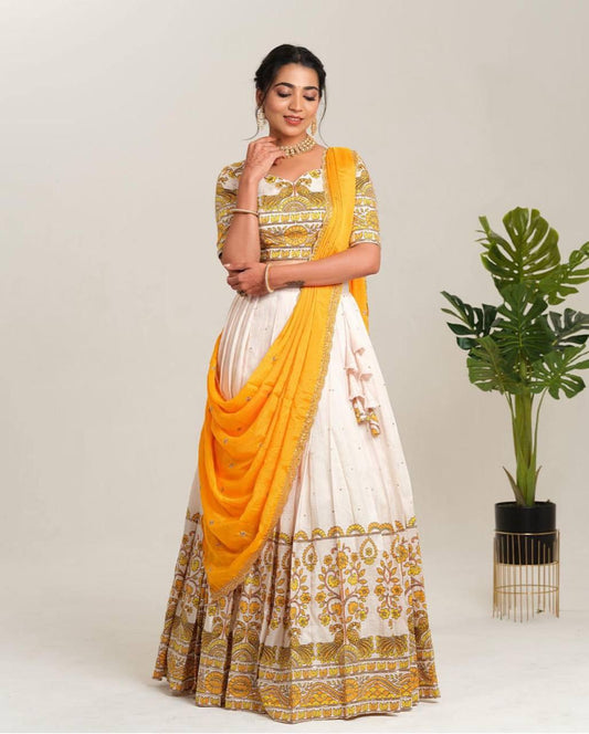 Kalamkari Lehenga Choli