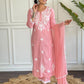 PREMIUM COTTON WITH EMBROIDERY KURTA SET