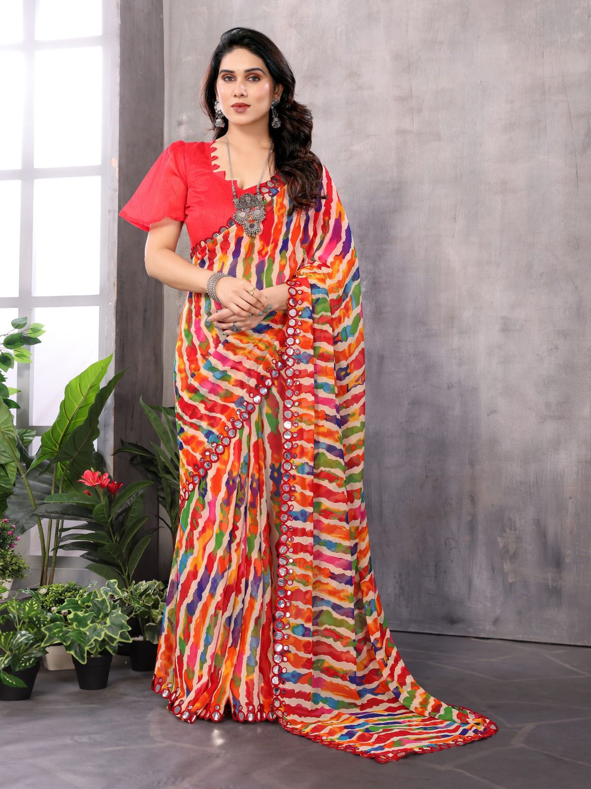 Printed Saree