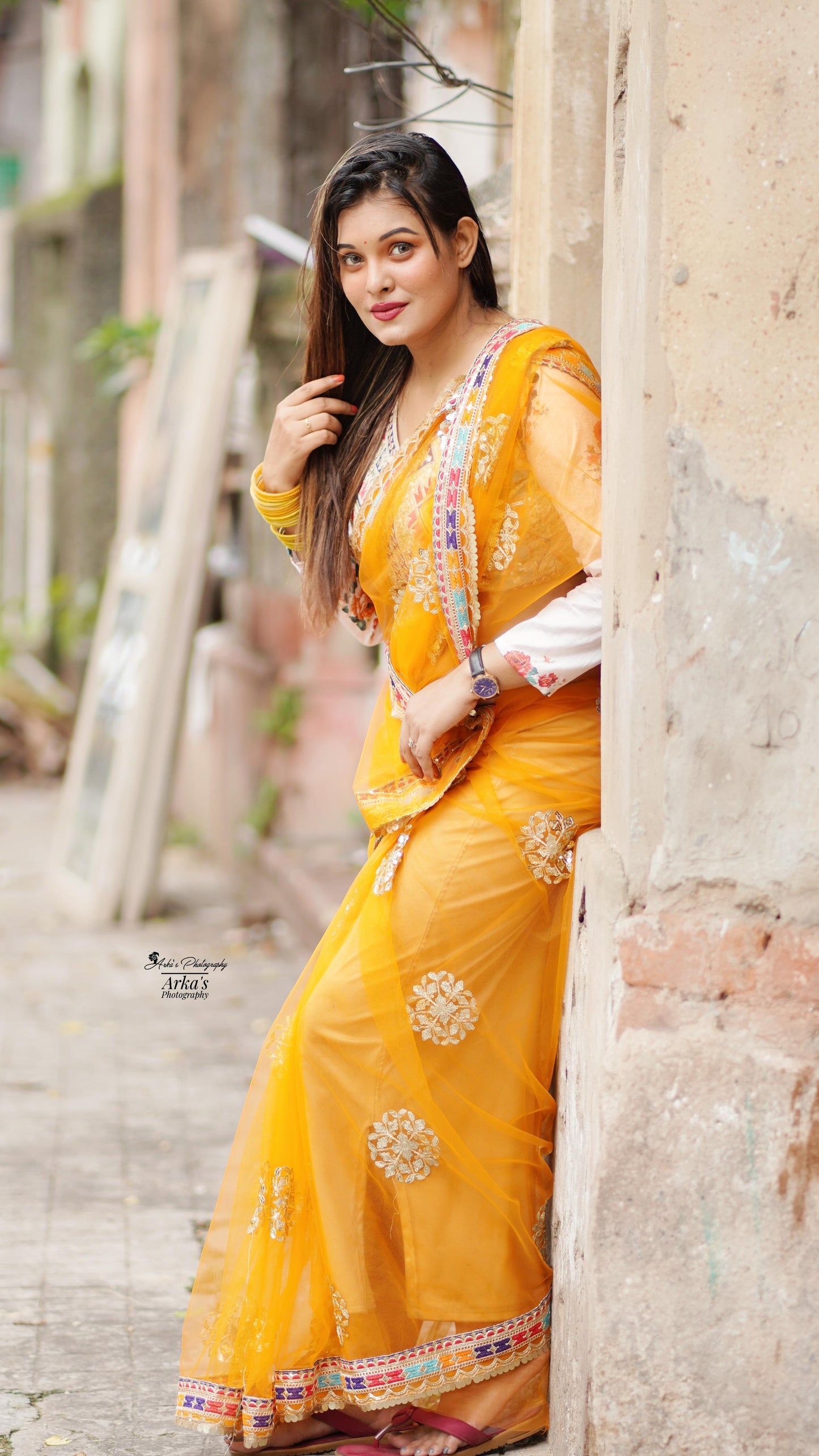 Net Saree