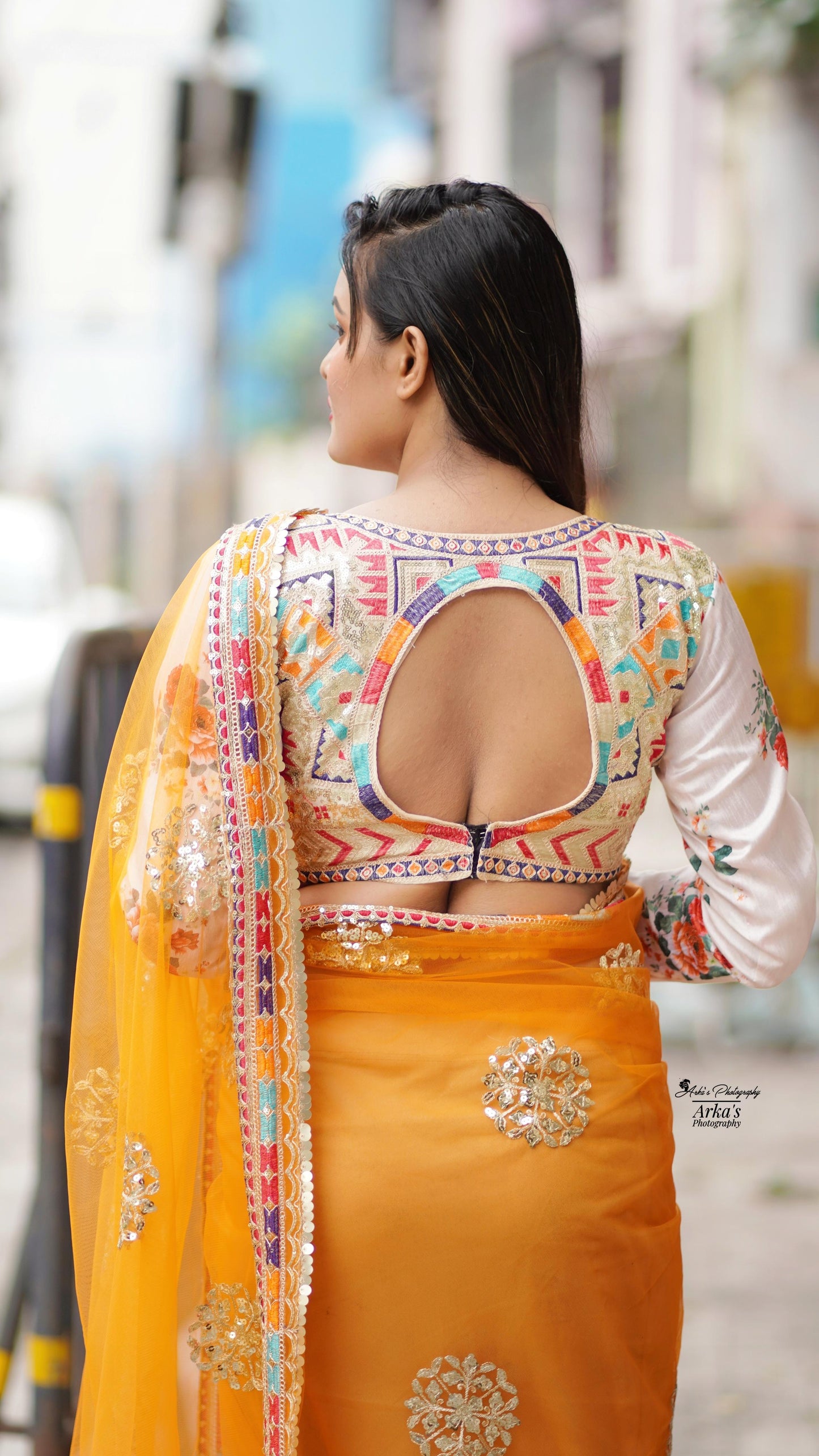 Net Saree