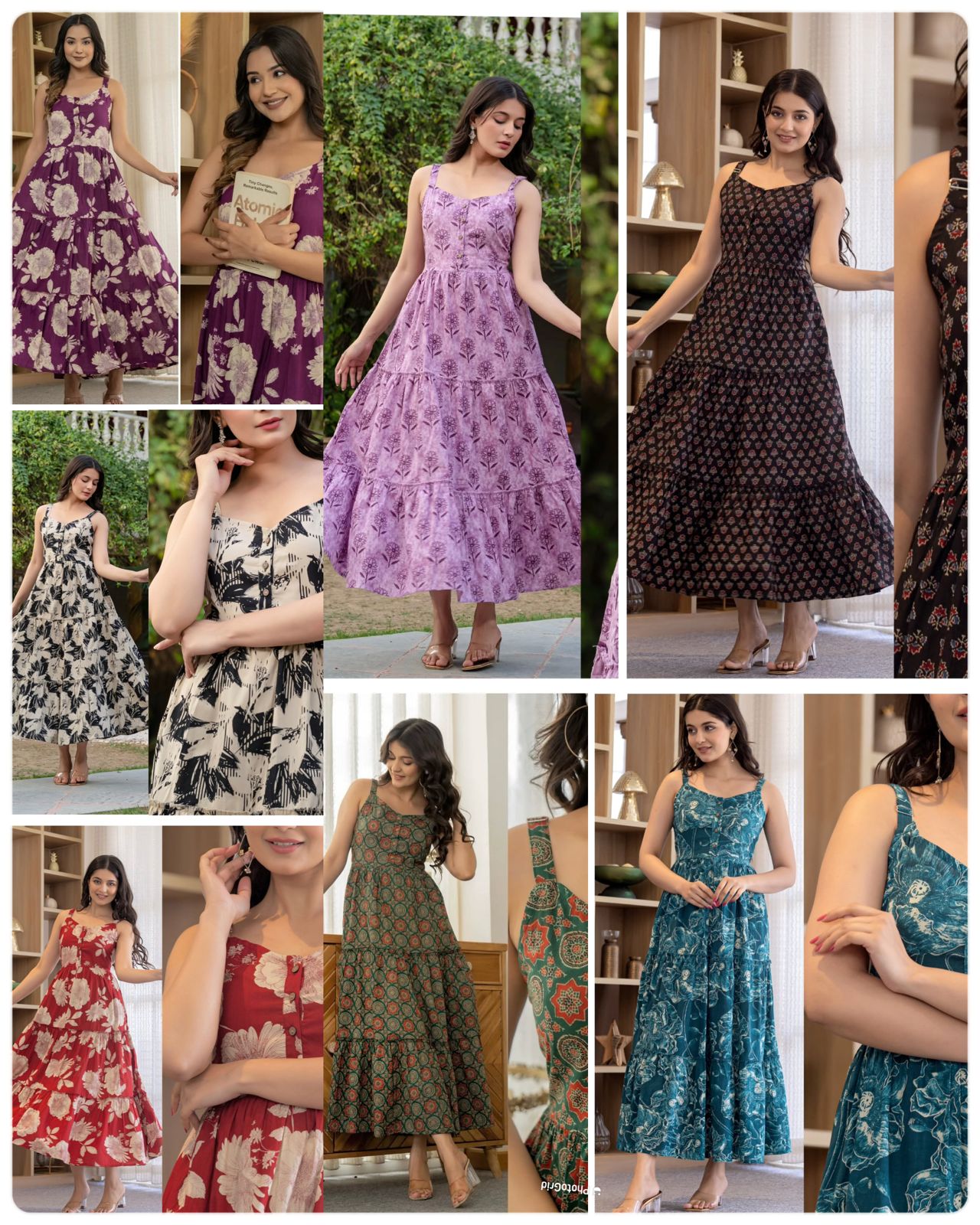 Sleeveless Ruffle Maxi Dress