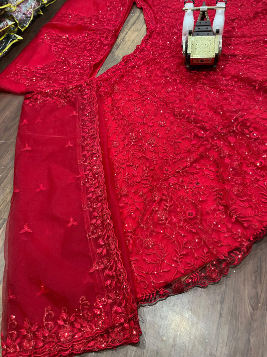 Rosy Red Lehnga