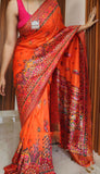 Pashmina Silk Weaving Saree