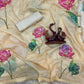 Floral handwork saree