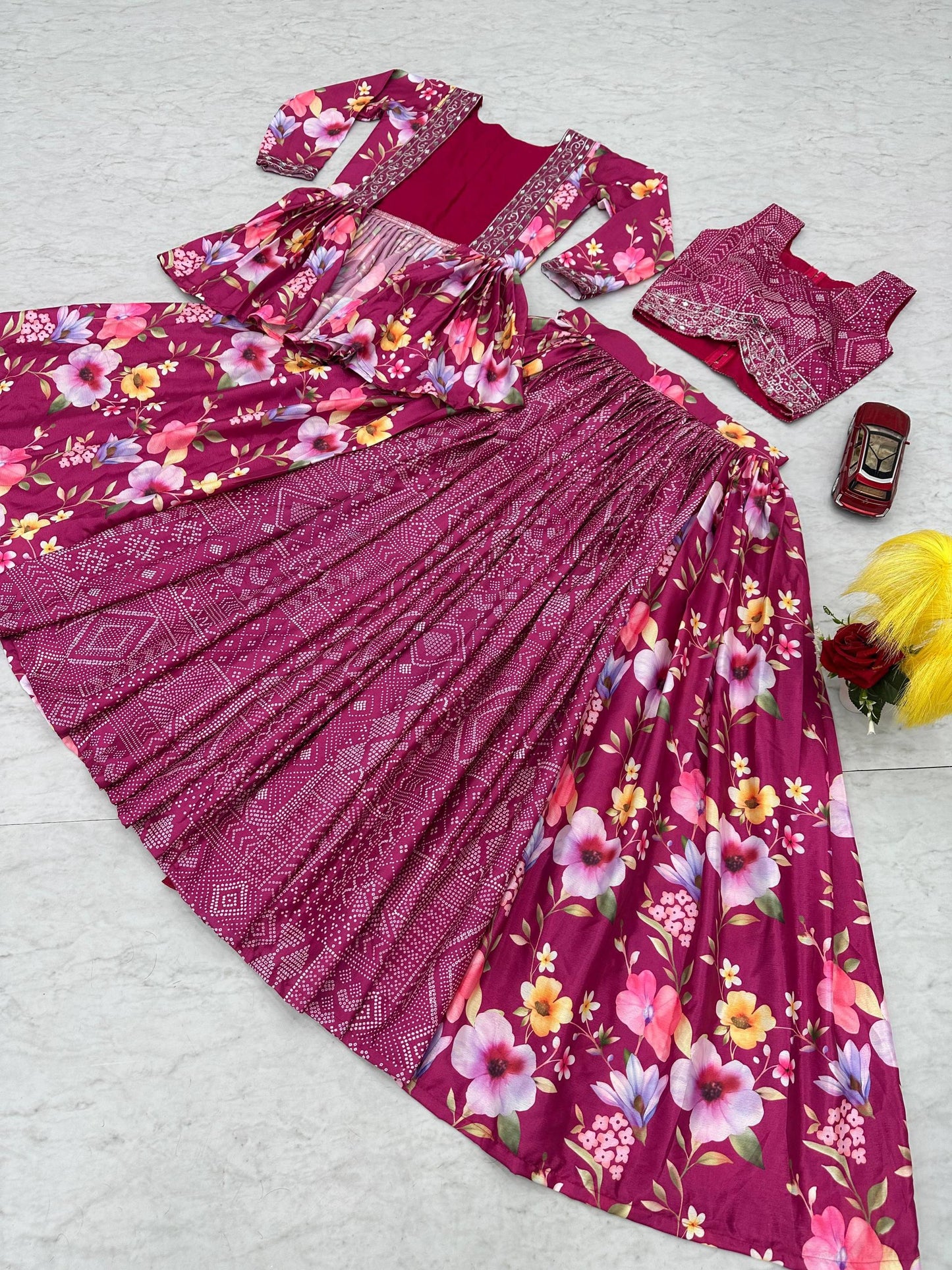 Festival Special Crop Top with Shrug