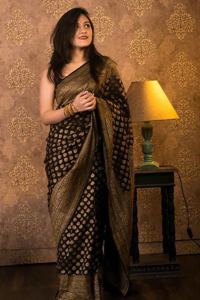 Pure Soft Khadi Georgette Silk Saree