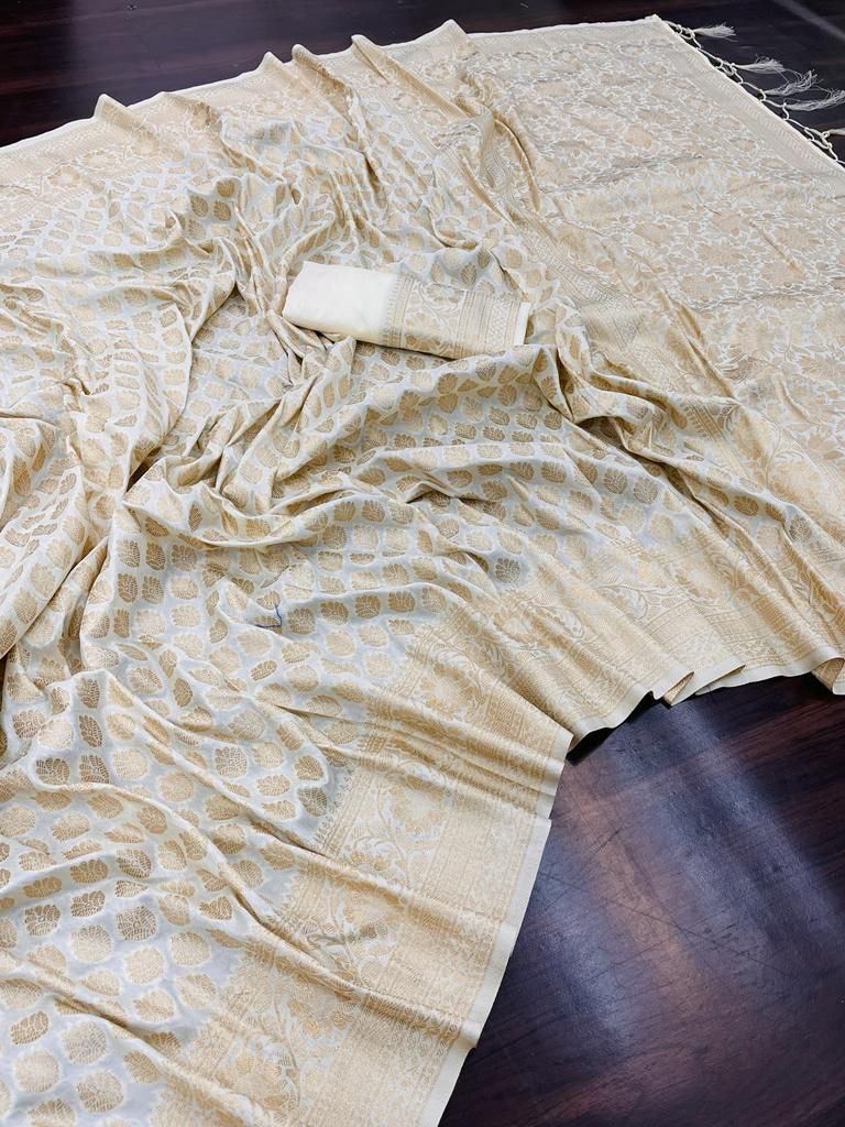 Pure Soft Khadi Georgette Silk Saree