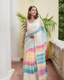 Digital Printed Saree