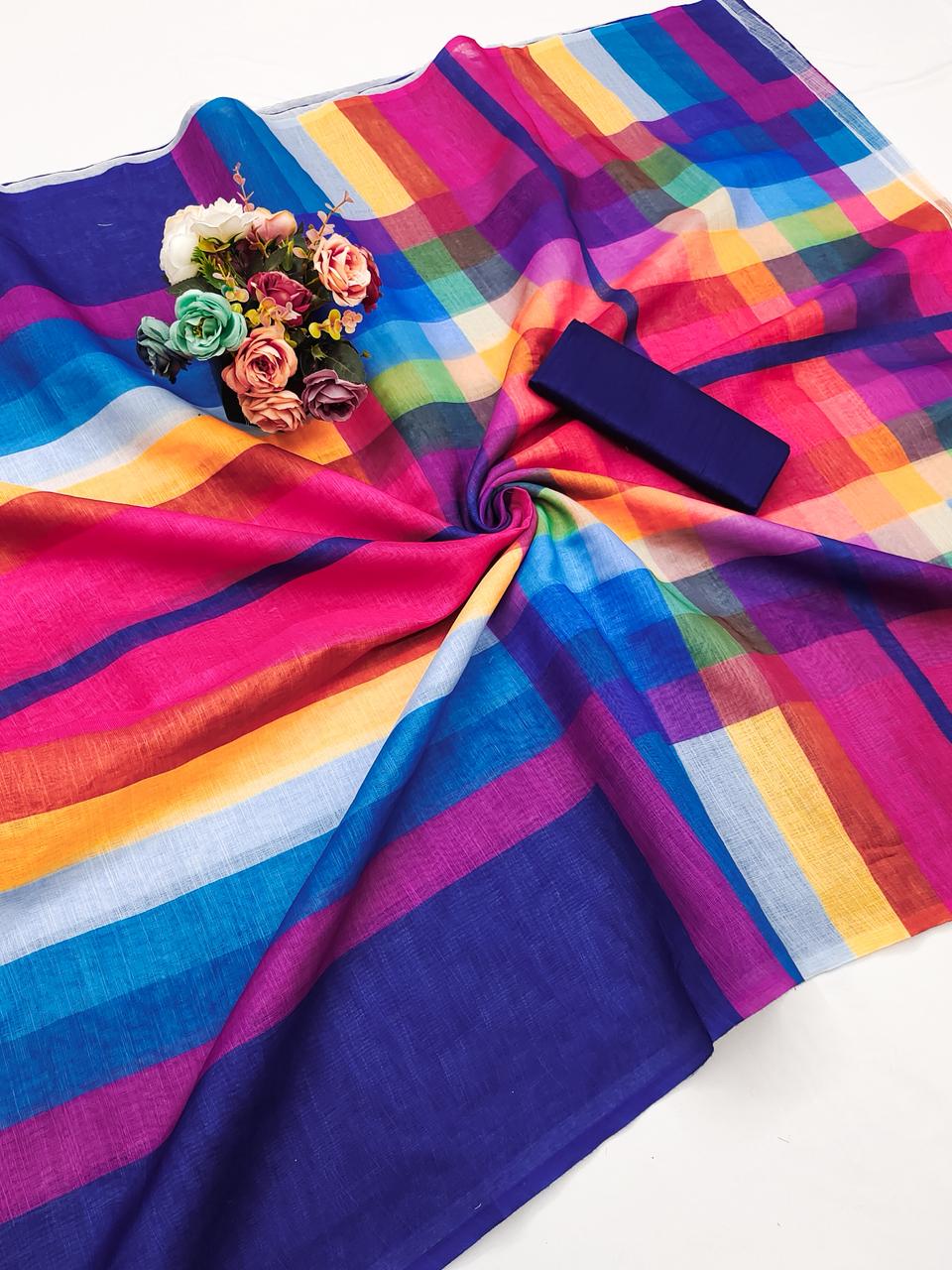 Digital Printed Saree