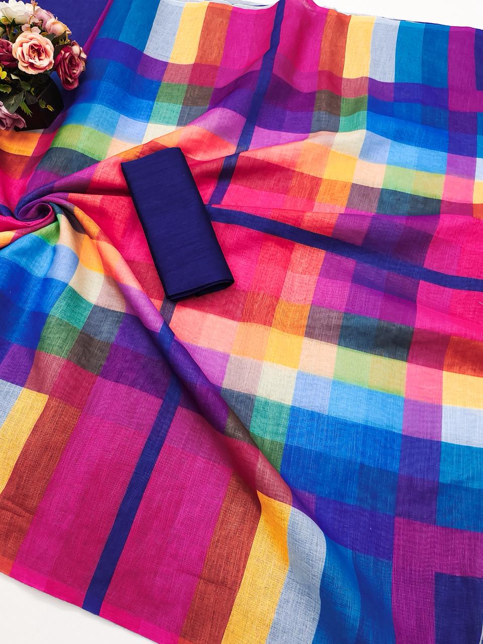 Digital Printed Saree