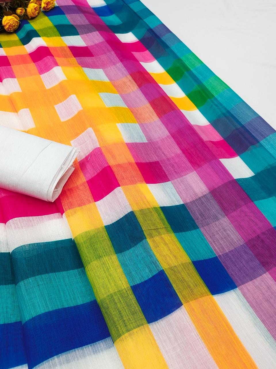 Digital Printed Saree