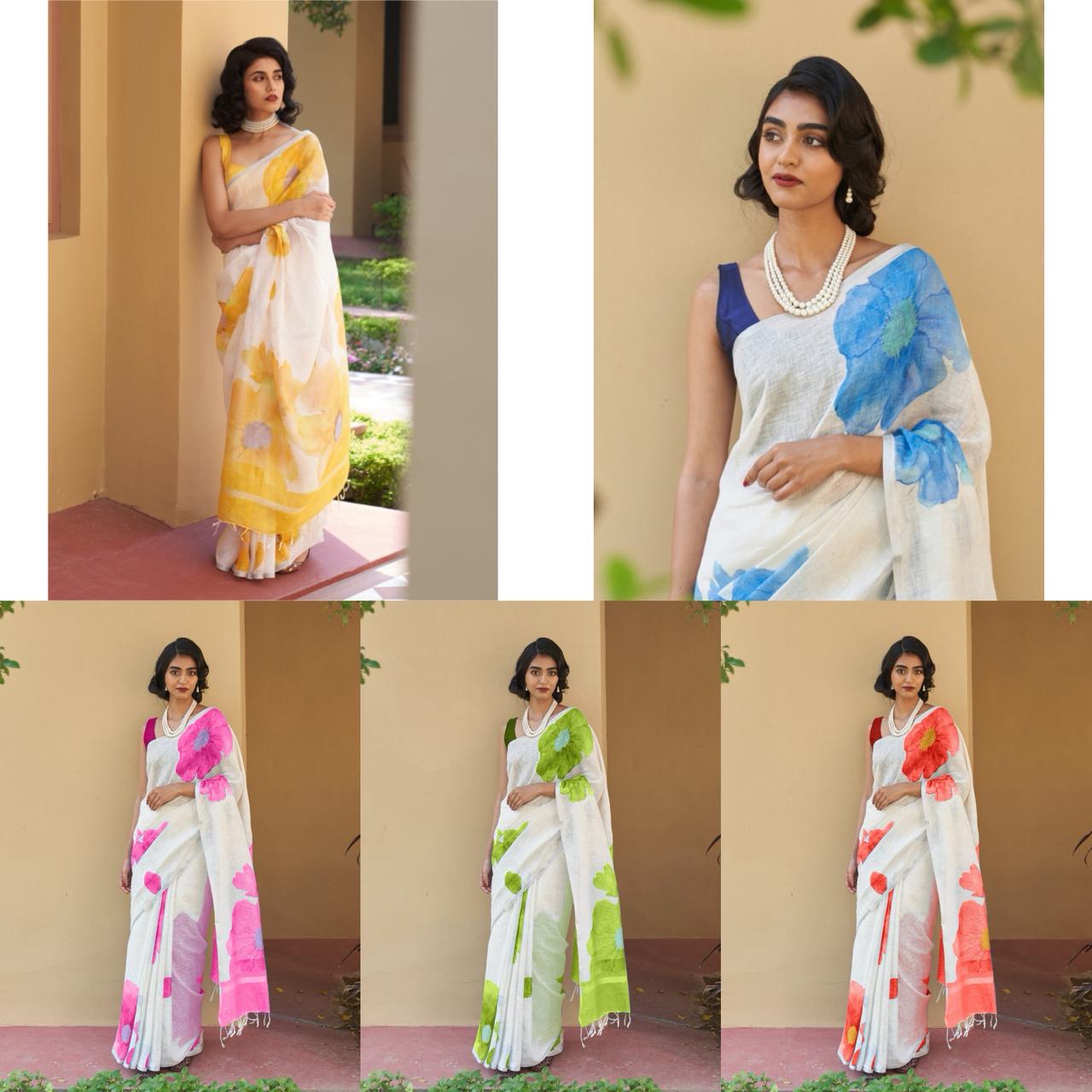 Digital Print Saree