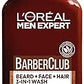 L'Oreal Paris Mass Men Expert Barber Club 3-In-1 Beard, Hair & Face Wash, 200ml