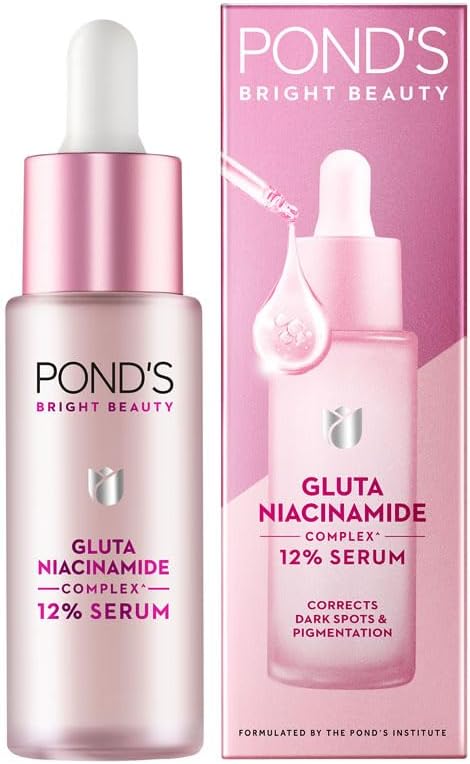 Pond's Bright Beauty Anti-Pigmentation Serum for Flawless Radiance with 12% Gluta-Niacinamide Complex