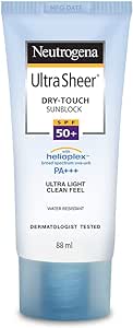 Neutrogena Ultra Sheer Dry Touch Sunblock SPF 50+ Sunscreen (White,80 g)