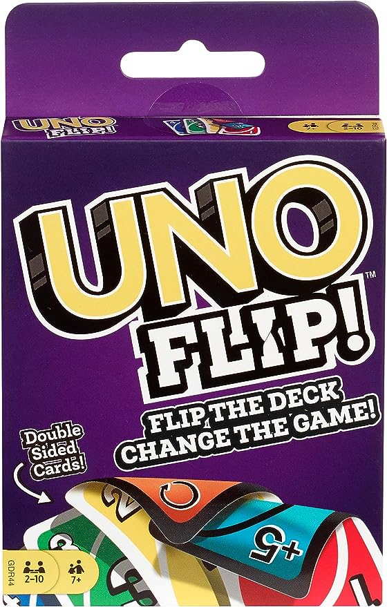 Mattel Uno FLIP, Card Game GDR44, multicolour