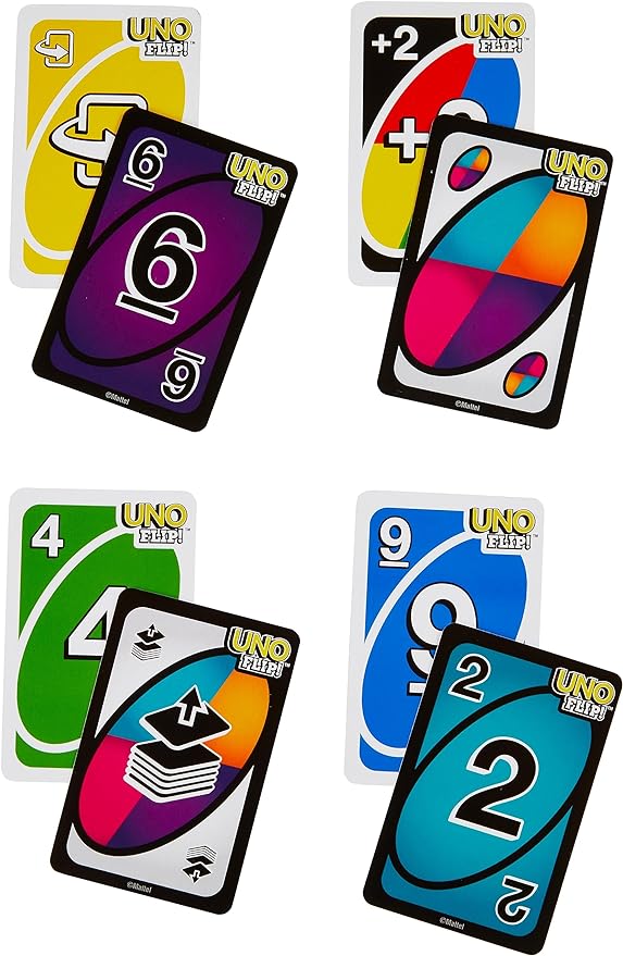 Mattel Uno FLIP, Card Game GDR44, multicolour