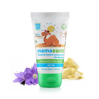 Mamaearth Mineral Based Sunscreen 50ml Protects Against UV Rays