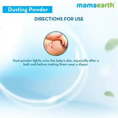 Mamaearth Dusting Powder with Organic Oatmeal and Arrowroot Powder for Babies - 300g Calms & Relaxes Skin | Prevents Diaper Rash