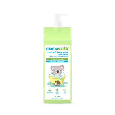 Mamaearth Coco Soft Body Wash For Babies With Coconut Milk & Turmeric - 400 ml