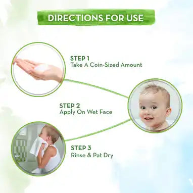 Mamaearth Foaming Face Wash For Kids With Aloe Vera & Coconut - 150 ml