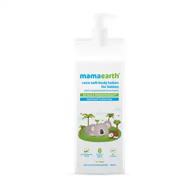 Mamaearth Coco Soft Body Lotion with Coconut Milk & Turmeric for 24-Hour Moisturization - 400 ml