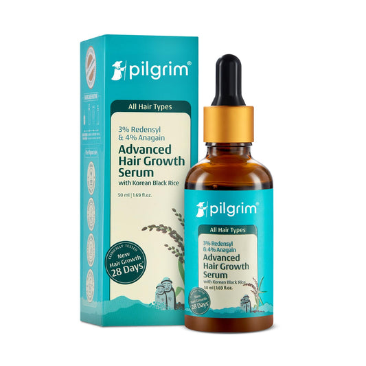 Pilgrim Redensyl 3% + Anagain 4% Advanced Hair Growth Serum, 50 ml